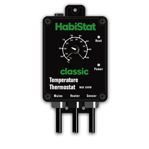 HabiStat Temperature Thermostat, Black