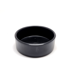 Black Round Plastic Water Bowl Medium